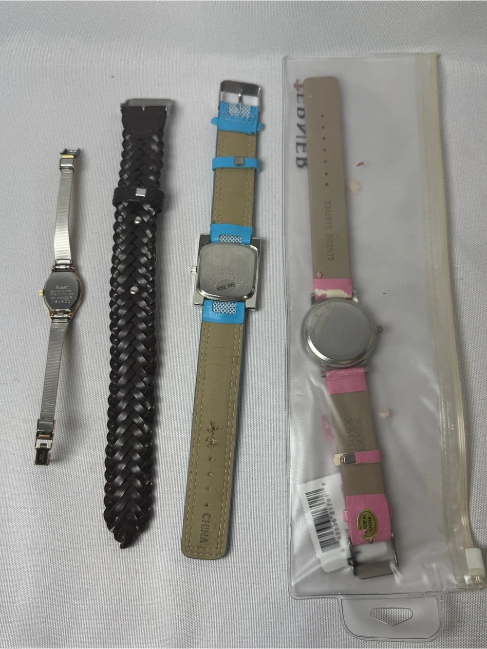 Lot Of 4 Terner, Pulsar, Bijoux Vintage Watches Untested Notes